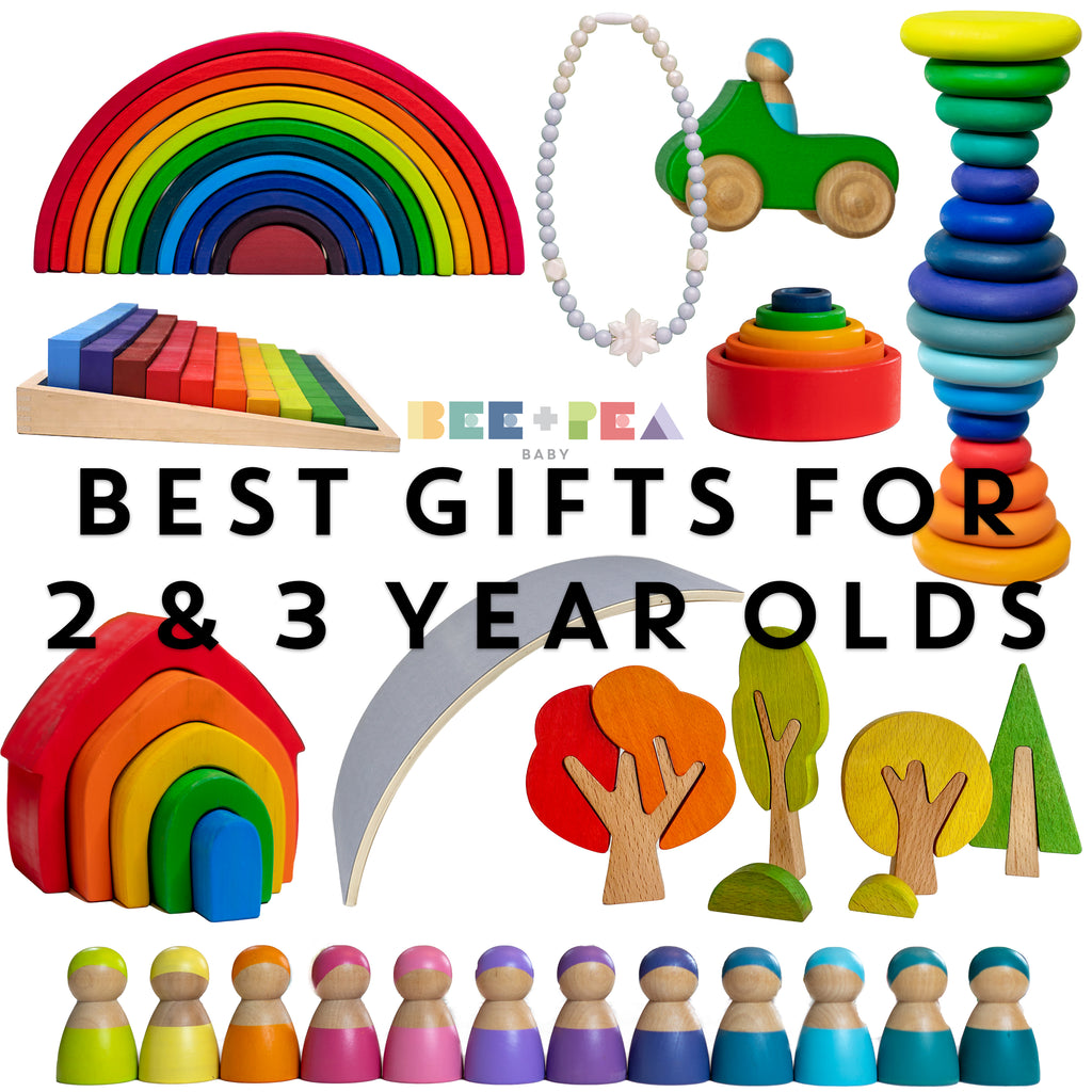 Best Gifts for 2 Year Olds, Best Gifts for 3 year olds, 3 year old christmas gifts, wooden, bee pea baby 